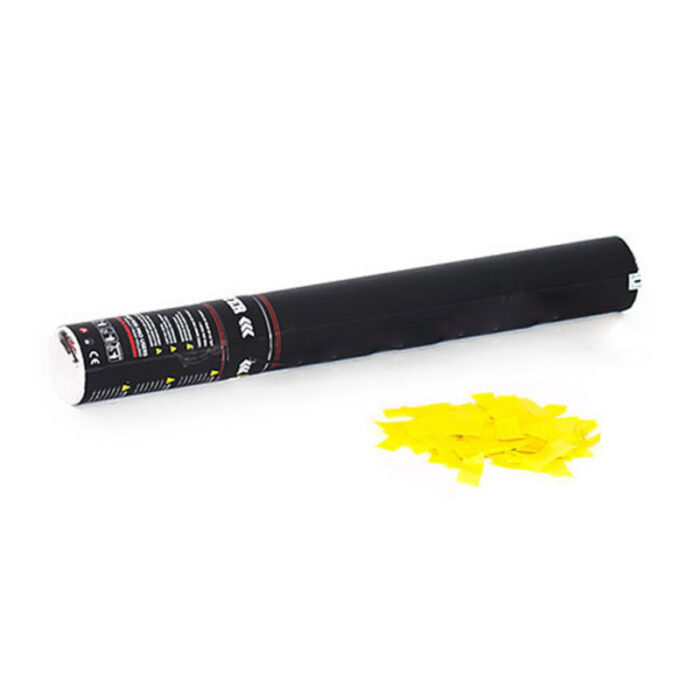 TCM FX - Kézi működtetésű Konfetti Ágyú 50cm - Yellow